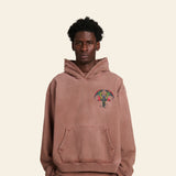 D-R-G-N Cadu 2 Boxy Hoodie Vintage Brown