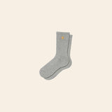 Carhartt WIP Chase Socks Grey Heather / Gold