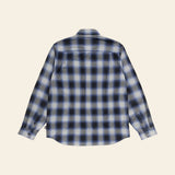 Beach Ombre Plaid Shirt Black