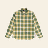 Beach Ombre Plaid Shirt Green