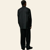 Mesh Track Pant Black