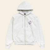 Dot Surf Zip Hood Ash Heather