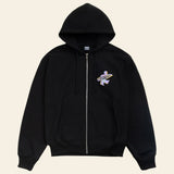 Dot Surf Zip Hood Black