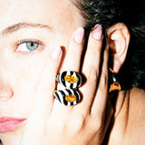 The Highline Zebra Zebra Ring Black & White