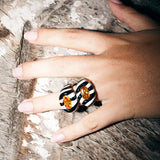 The Highline Zebra Zebra Ring Black & White