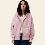 W Hooded Painter Jacket Hortensia