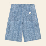 W Snake Nixon Double Knee Short Snake Camo, Blue
