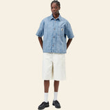 W S/S Snake Lovilia Shirt Snake Camo, Blue