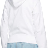 CDG Play W Zip Hoodie White